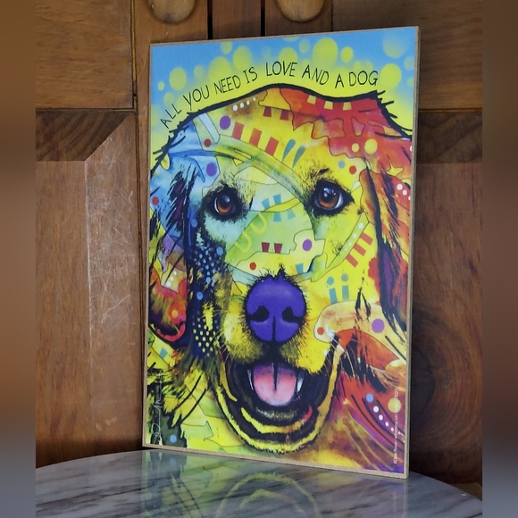 Other - Wooden Golden Retriever Sign. C